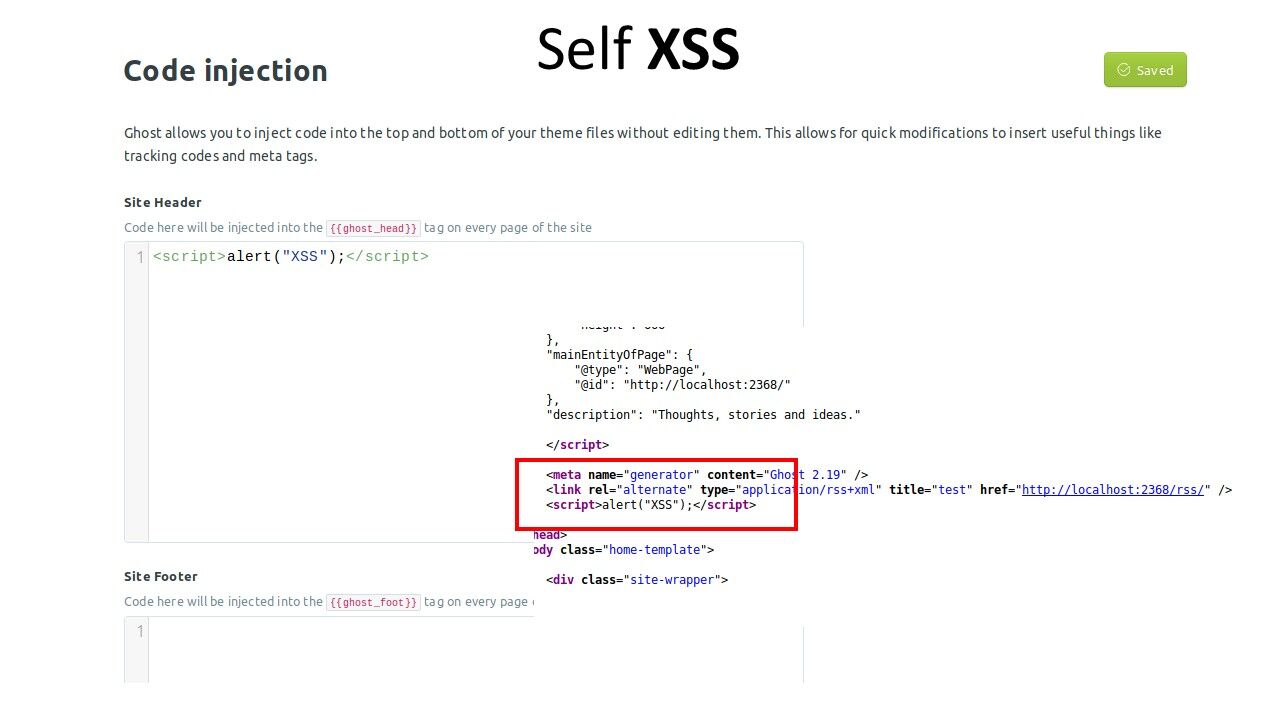 Self XSS